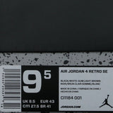 Nike Air Jordan 4 Retro SE Black Laser CI1184-001 01