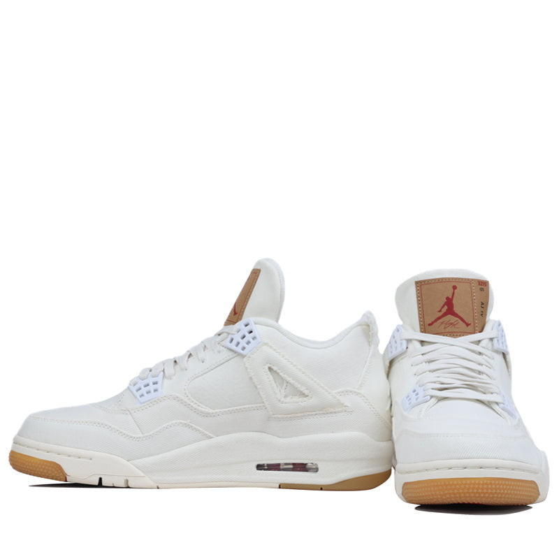 Nike Air Jordan 4 Retro Levis NRG Levis - White Denim AO2571-100 01