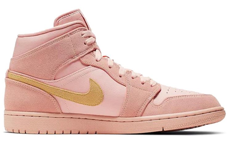 Nike Air Jordan 1 Mid SE Coral Gold 852542-600 01