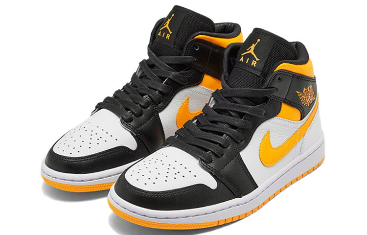 Womens WMNS Air Jordan 1 Mid SE White Laser Orange CV5276-107 01