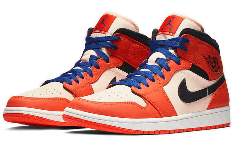 Nike Air Jordan 1 Mid SE Team Orange 852542-800 01