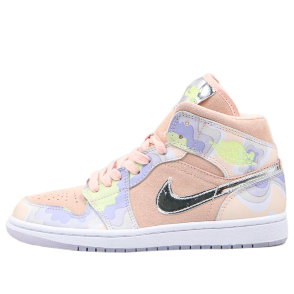 Womens WMNS Air Jordan 1 Mid SE 'P(HER)SPECTIVE' Washed Coral/Chrome/Light Whistle CW6008-600 01