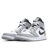 Nike Air Jordan 1 Mid Light Smoke Grey 554724-078 01