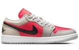 Womens Air Jordan 1 Low Light Iron Ore Red DC0774-060 01