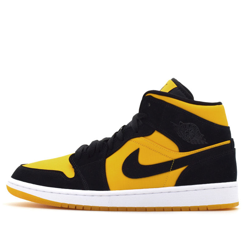 Nike Air Jordan 1 Mid Black University Gold CD6759-007 01