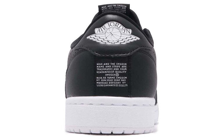 Womens WMNS Air Jordan 1 RET Low Slip Black White AV3918-001 01