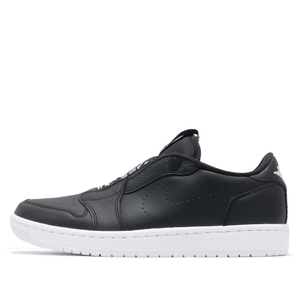 Womens WMNS Air Jordan 1 RET Low Slip Black White AV3918-001 01