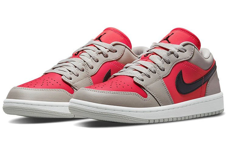 Womens Air Jordan 1 Low Light Iron Ore Red DC0774-060 01