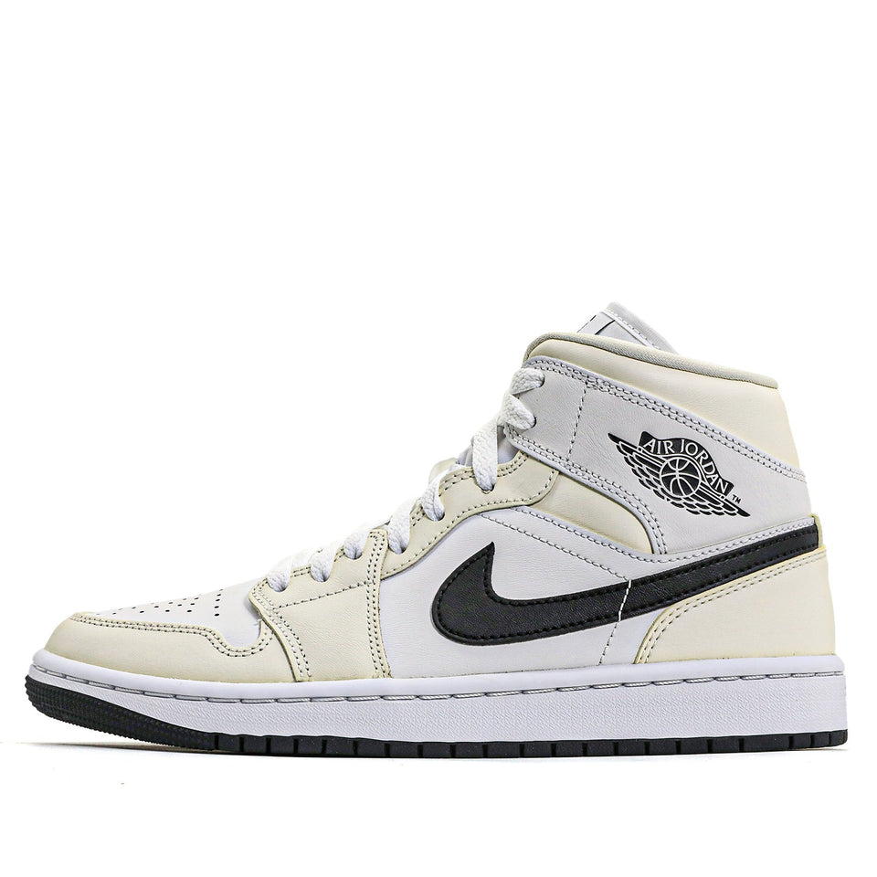 Womens Air Jordan 1 Mid Coconut Milk BQ6472-121 01