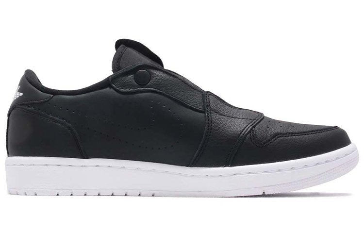 Womens WMNS Air Jordan 1 RET Low Slip Black White AV3918-001 01