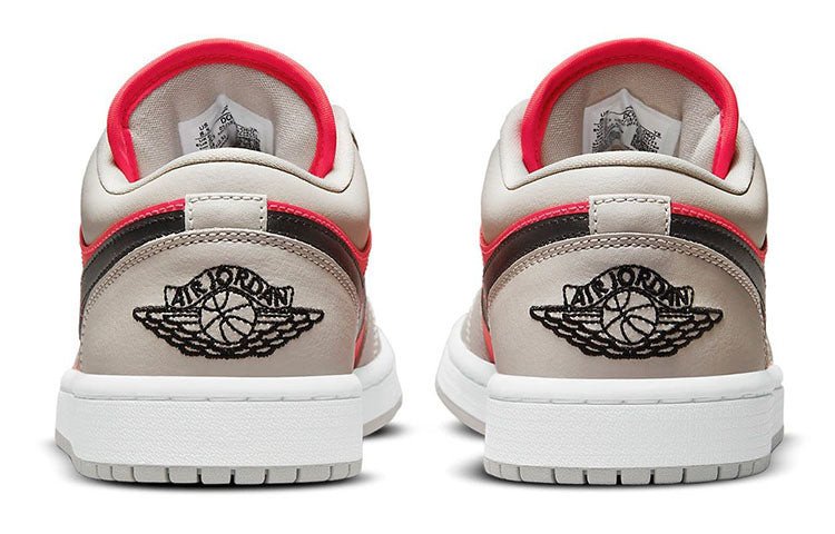 Womens Air Jordan 1 Low Light Iron Ore Red DC0774-060 01