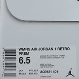 Womens WMNS Air Jordan 1 Retro PREM Midnight Navy AQ9131-401 01