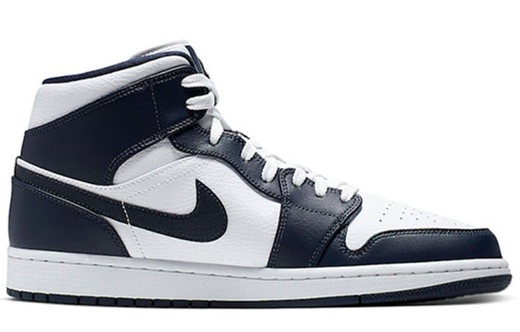 Nike Air Jordan 1 Mid White Obsidian 554724-174 01