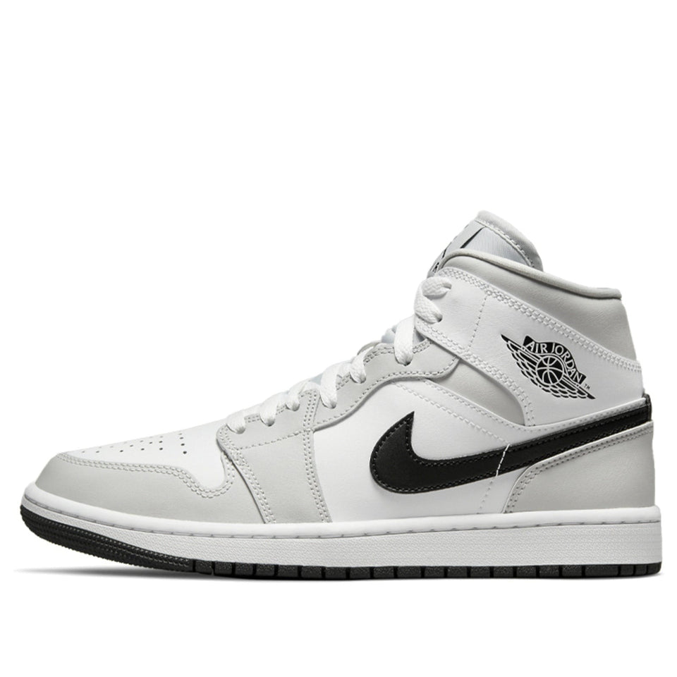 Nike Womens Air Jordan 1 Mid Light Smoke Grey BQ6472-015 01