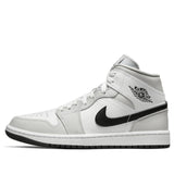 Nike Womens Air Jordan 1 Mid Light Smoke Grey BQ6472-015 01