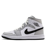 Nike Womens Air Jordan 1 Mid Light Smoke Grey BQ6472-015 01