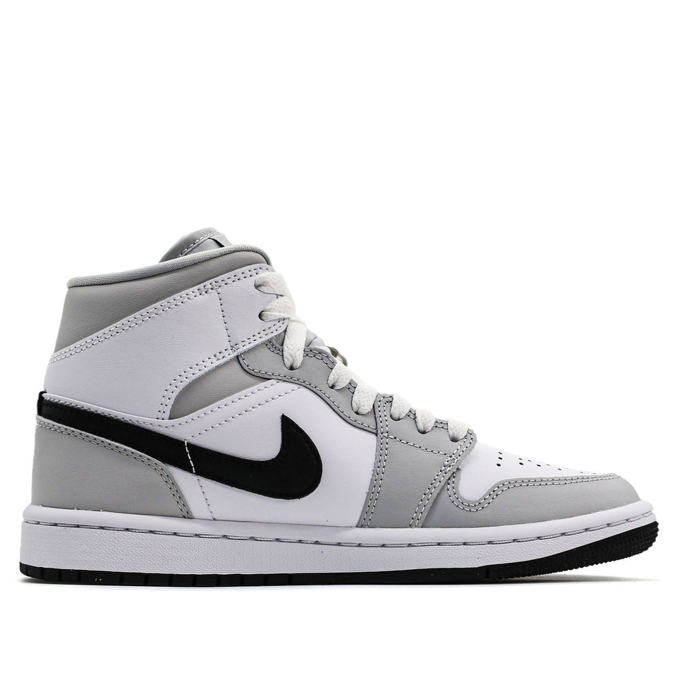 Nike Womens Air Jordan 1 Mid Light Smoke Grey BQ6472-015 01