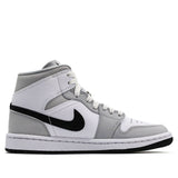 Nike Womens Air Jordan 1 Mid Light Smoke Grey BQ6472-015 01