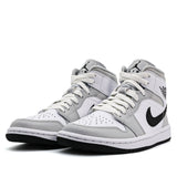 Nike Womens Air Jordan 1 Mid Light Smoke Grey BQ6472-015 01