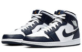 Nike Air Jordan 1 Mid White Obsidian 554724-174 01