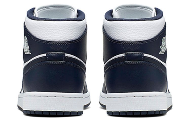 Nike Air Jordan 1 Mid White Obsidian 554724-174 01