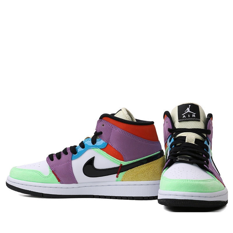 Womens WMNS Air Jordan 1 Mid SE Lightbulb CW1140-100 01