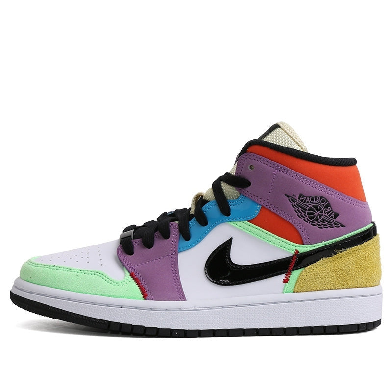 Womens WMNS Air Jordan 1 Mid SE Lightbulb CW1140-100 01