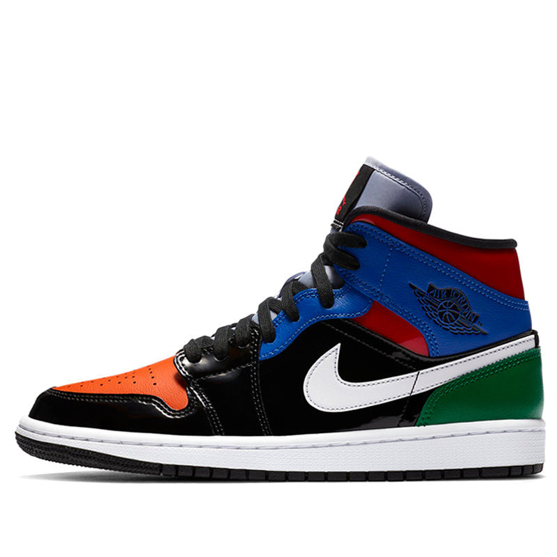 Womens WMNS Air Jordan 1 Mid SE Multi Patent CV5276-001 01