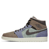 Nike Air Jordan 1 Mid SE Suede - Light Cyan 852542-203 01