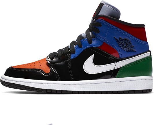 Womens WMNS Air Jordan 1 Mid SE Multi Patent CV5276-001 01