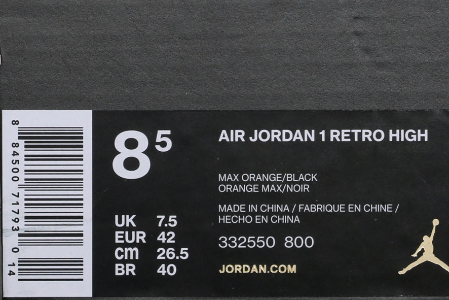 Nike Air Jordan 1 Raer Air Max Orange 332550-800 01