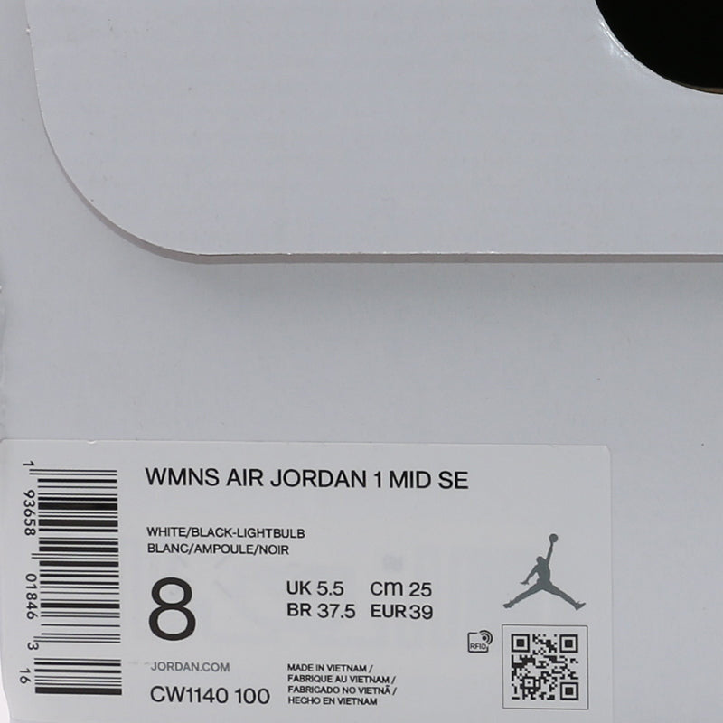 Womens WMNS Air Jordan 1 Mid SE Lightbulb CW1140-100 01