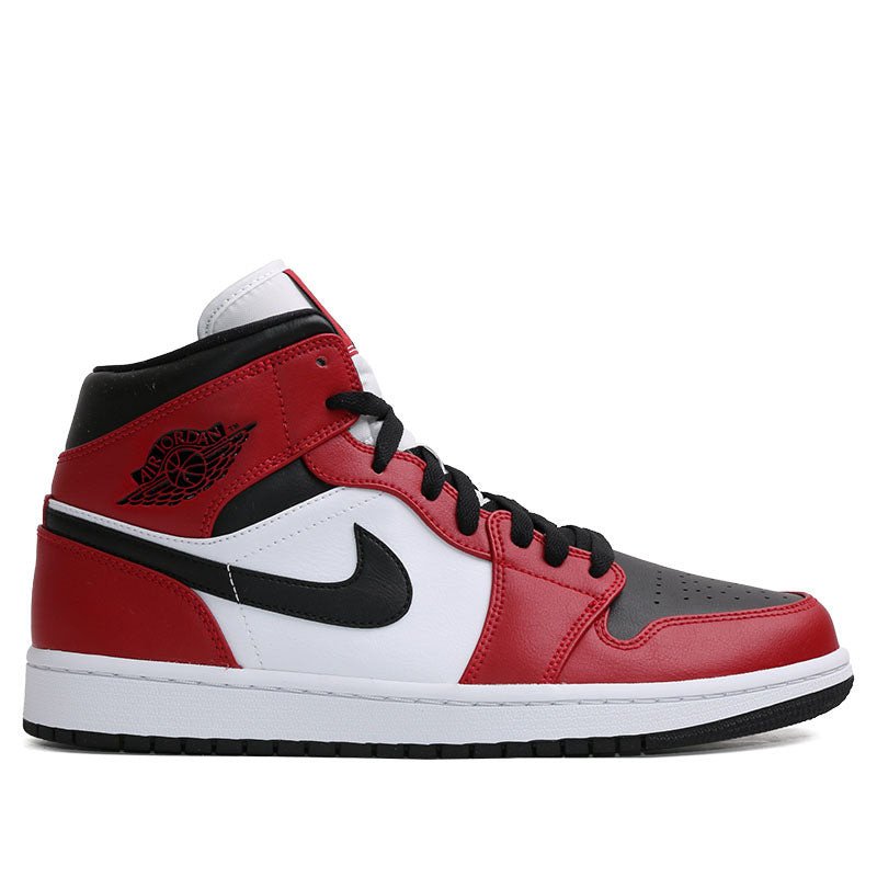 Nike Air Jordan 1 Mid Chicago Black Toe 554724-069 01