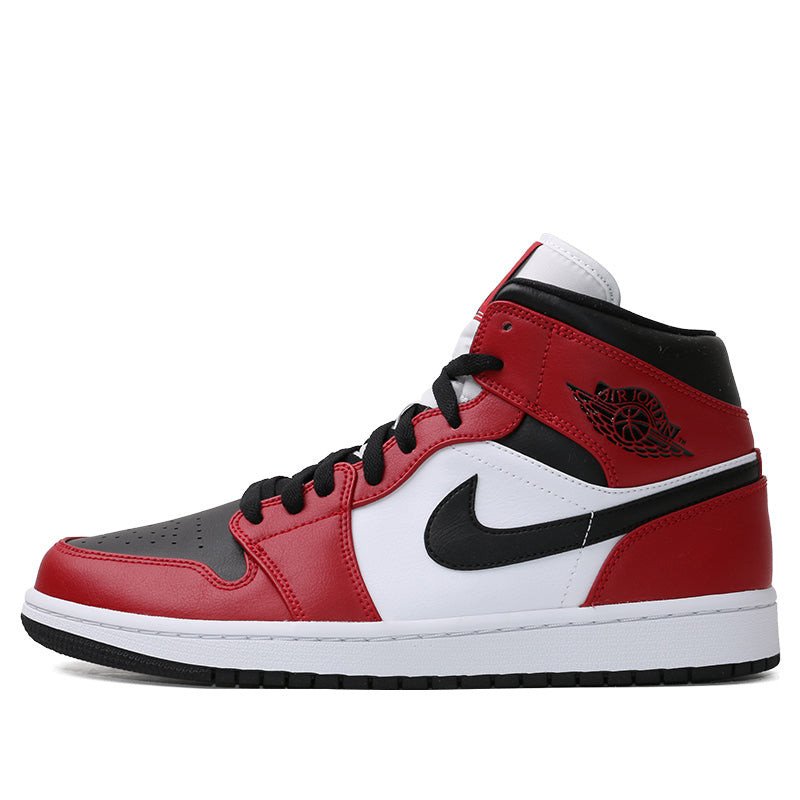 Nike Air Jordan 1 Mid Chicago Black Toe 554724-069 01