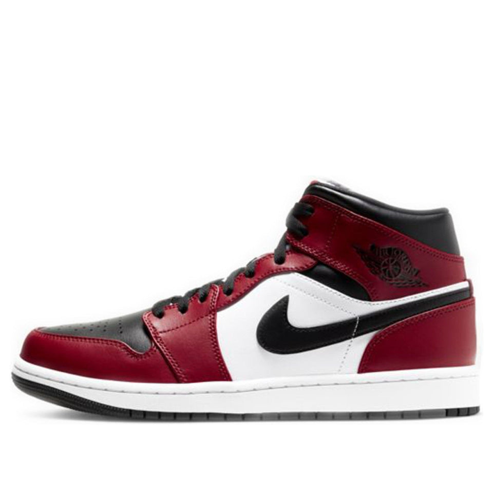 Nike Air Jordan 1 Mid Chicago Black Toe 554724-069 01