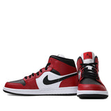 Nike Air Jordan 1 Mid Chicago Black Toe 554724-069 01