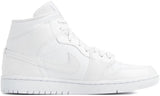 Womens WMNS Air Jordan 1 Mid Triple White BQ6472-100 01