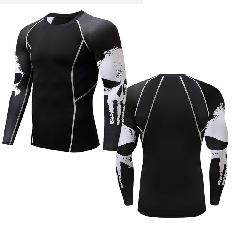 Skull bodybuilding fitness Shirt