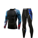 2019 New Men Compression Running jogging Suits Clothes Set