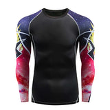 2019 Newest 3D Lightning Jerseys Mens Compression Shirts Long Sleeve