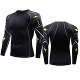 2019 Newest 3D Lightning Jerseys Mens Compression Shirts Long Sleeve