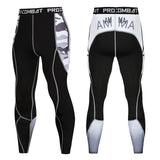 2019 Newest Fashion 3D Print Mens Compression Pants Quick Dry
