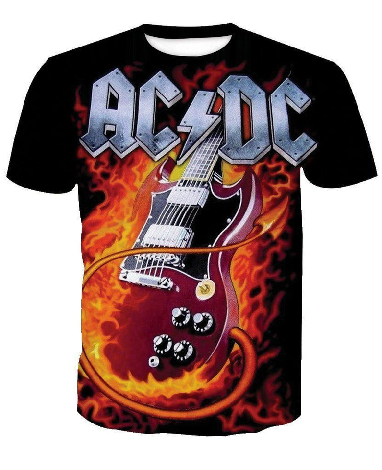 ACDC Rock Band 3D full over print Hoodie, Sweater, TShirt TS-004