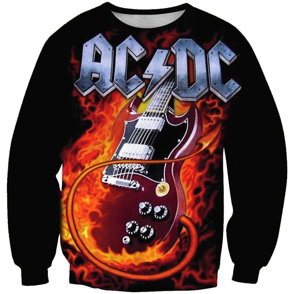 ACDC Rock Band 3D full over print Hoodie, Sweater, TShirt TS-004