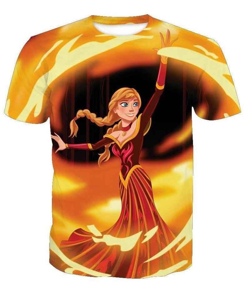 Frozen 3D full over print Hoodie, Sweater, TShirtt TS-021
