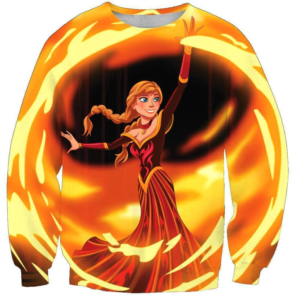 Frozen 3D full over print Hoodie, Sweater, TShirtt TS-021