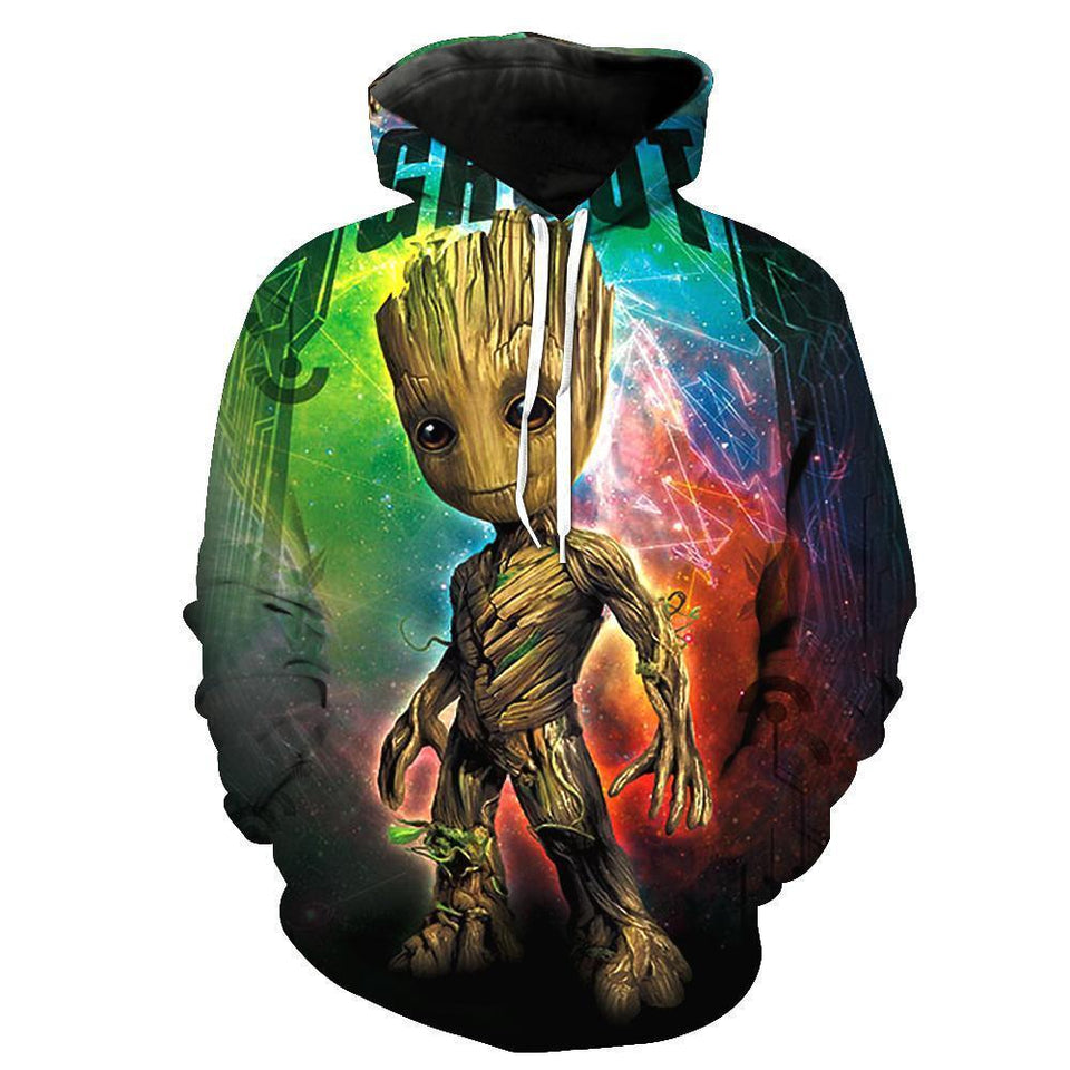 Groot 3D full over print Hoodie, Sweater, TShirtt TS-025