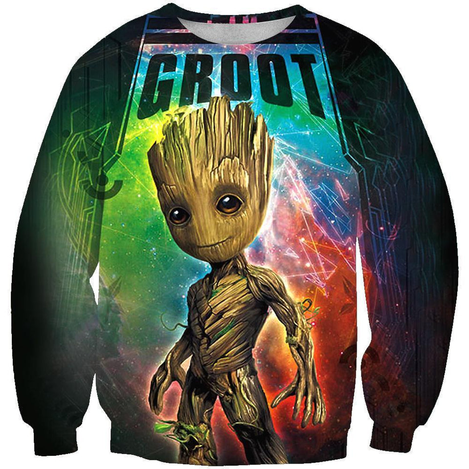 Groot 3D full over print Hoodie, Sweater, TShirtt TS-025