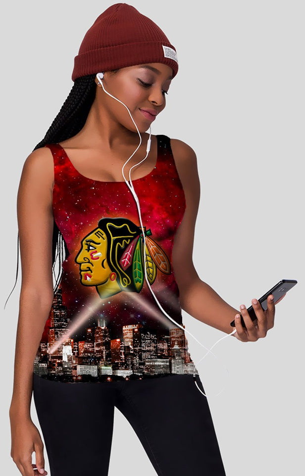 Skyline Chicago 3D full over print Hoodie, Sweater, TShirt RC-002