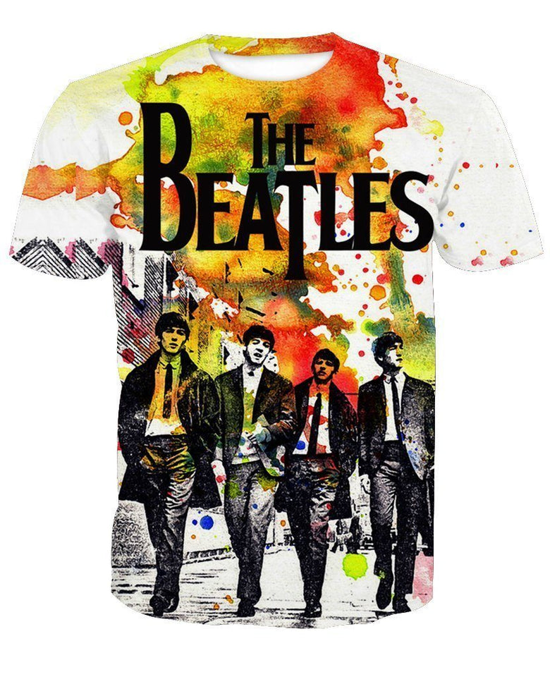 THE BEATLES 3D full over print Hoodie, Sweater, TShirt TS-031
